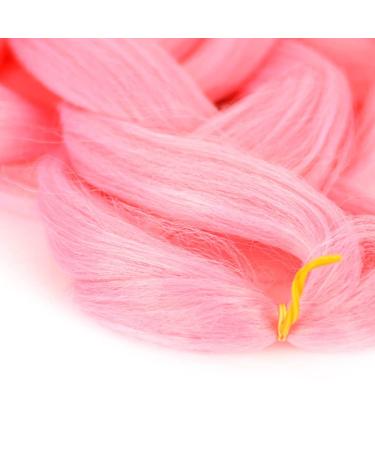 Buy Mybraids 2m Premium Pink Braid Hair for Rasta Braids Dreads & Box Braids | High-Quality Art Hair Extensions - Buy Online on GoSupps.com