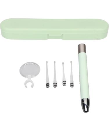 Ear Checking Pen: LED Pen Light with Dual Light Sources for Ear Wax Removal - Includes 4 Tips and Magnifying Lens - Light Green - Buy Online on GoSupps.com