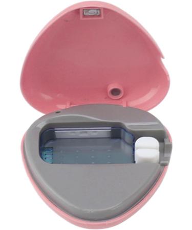 fannay Toothbrush Cleaner Holder Toothbrush Sanitizer Case Long Service Time Simple Operation for Traveling Home Office (pink) - Buy Online on GoSupps.com