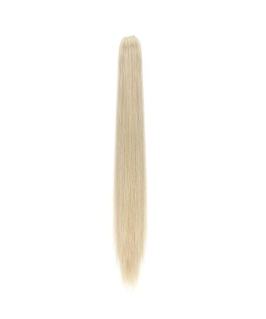 Claw Clip Ponytail Extensions - 66cm Ash Blonde & Bleach Blonde Real Hair - Smooth & Natural Look - Buy Online on GoSupps.com