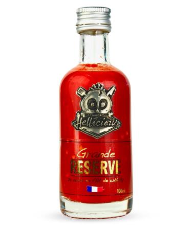 Grande R serve Hellicious Spicy Sauce - Spicy and Fermented 24 Months in AWA Whiskey Barrel - Authentic Sauce Made in France