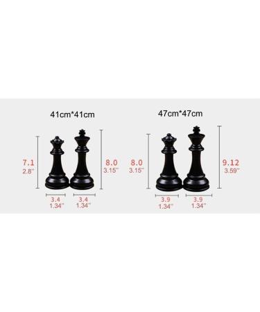 Chess Set Folding Magnetic Plastic Chess Set Fun Board Game for Beginner Family Party Board Game (Size : 41cm) (41cm) - Buy Online on GoSupps.com