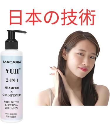 Macaria Herabl Pvt Ltd Yuii Biotin hair fall Shampoo With Conditioner - Buy Online on GoSupps.com