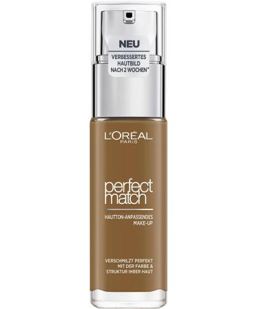 L'Or al Paris Liquid Foundation with Hyaluron & Aloe Vera - Perfect Makeup - No. 8N Cappuccino - 30 ml - Buy Online on GoSupps.com