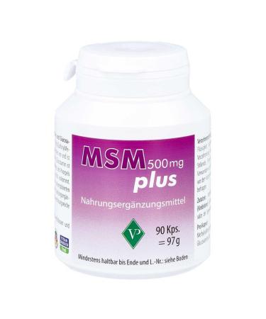 MSM 500 mg plus capsules