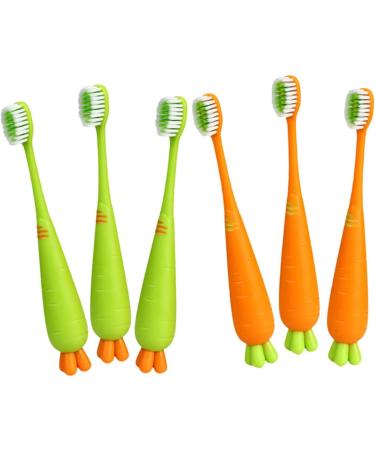 Beaupretty 30 Pack Carrot Toothbrushes for Kids - Bulk Manual Travel Toothbrushes - Beautiful Children's Oral Care Tools - Buy Online on GoSupps.com