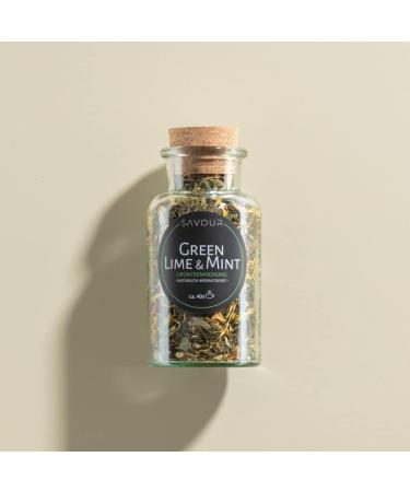  Generisch Savour Green Tea | Loose Leaf Green Tea Blend | 100% Natural | Returns Approximately 40 Cups of Tea (Limum & Mint) - Buy Online on GoSupps.com
