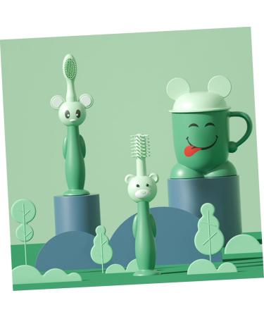 Mobestech 3 Sets Toothbrush Set for Newborns & Kids - Soft Training Toothbrush Baby Toothbrush & Cleaning Cup - Perfect for Gentle Oral Care - Buy Online on GoSupps.com