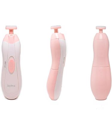 Jaybva Baby Nail File Electric Trimmer - Safe Clippers Set for Newborns & Toddlers - Automatic Nail Cutter Kit in Pink - Buy Online on GoSupps.com