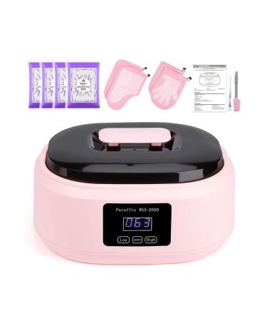 Biutee Paraffin Wax Machine Touchscreen 3500ml Paraffin Wax Warmer with 4 Pack Lavender Wax 30Min Fast Wax Meltdown Temperature Control Paraffin Hot Wax Spa Arthritis Paraffin Bath