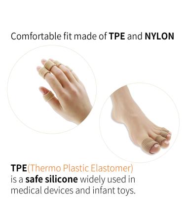 FOLAX Silicone Toe & Finger Tube Protectors (M) - Cuttable Toe & Finger Sleeves - Buy Online on GoSupps.com