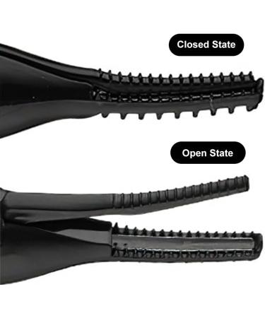 DASIAUTOEM Heated Eyelash Curler Electric Eyelash Brush 2-in-1 Eyelash Curler Quick Heating Eyelash Curler with 3 Temperature Modes for All Eyelashes Faster Long Lasting Swing - Buy Online on GoSupps.com