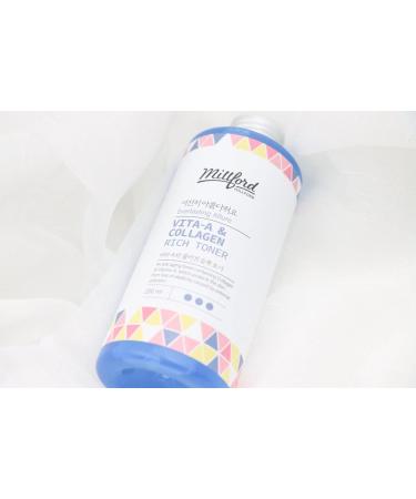 Vita A & Collagen Rich Toner 6.76 Oz - Anti-Aging Marine Collagen Serum & Moisturizer for Wrinkles & Fine Lines | Korean Skincare - Buy Online on GoSupps.com