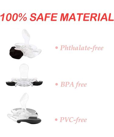 3Pcs Mustache Pacifier for Baby Gentleman Mustache Pacifier Cute Novelty Baby Stuff for Newborn Infant BPA Free Latex Free Made with Soft Silicone (Coffee&Black) - Buy Online on GoSupps.com