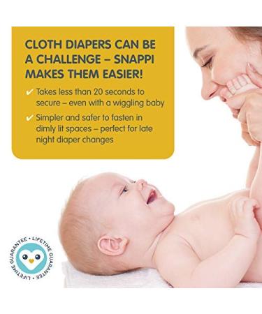 3-Pack Snappi Cloth Diaper Fasteners for Toddlers - Replaces Diaper Pins - Ideal for Cloth Prefolds and Flats - Buy Online on GoSupps.com