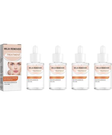4Pcs Milia Clearing Essence Milia Remover Eye Serum Milia Remover Milia Spot Miliary Repair Essence Moisturize Skin Improve Skin Texture for All Skin Types 30ml/1fl.oz