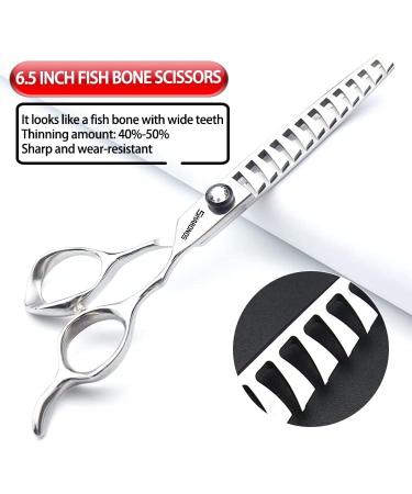Japan 440 Steel Professional Hairdressing Scissors | Barber Thinning Shears 5.5/6/6.5 inch (3pc Set) - International Shipping Available - Buy Online on GoSupps.com