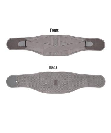 Adjustable Lower Back Support Belt | Breathable Lumbar Support for Men & Women | Relief for Back Pain - XXL Gray - Buy Online on GoSupps.com