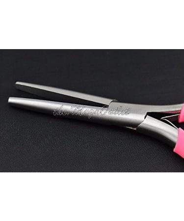 Hair Extension Flat Mouth 7" Pink Fitting Plier Professional Hair Extension Tool - Buy Online on GoSupps.com