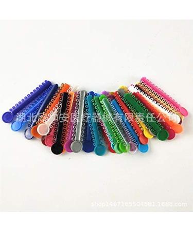 Mingqian Orthodontic Ligature Rings - Random Color Plastic Accessories for Braces | 1 Pack - Buy Online on GoSupps.com