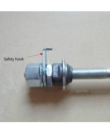 Bike Front Wheel Hub Safety Washer & Retaining Clip Set (4 pcs) | Universal Front Axle Gasket for Hanging Hook - Buy Online on GoSupps.com