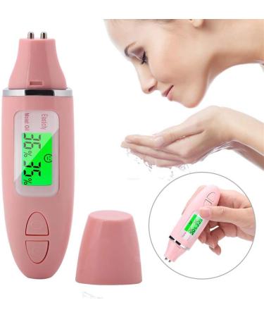 Facial Moisture Oil Tester 0 99.9% with Digital LCD Precision Skin Sensor Analyzer Display for Detection Skin Condition - Buy Online on GoSupps.com