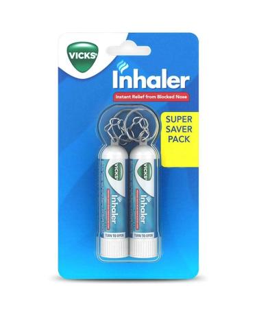 Vicks VapoInhaler Menthol Scent - 1 each, Pack of 2