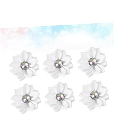 3pcs 1 20pcs Chiffon Flowers White Chiffon Flowers DIY Cloth Bloom Accessories Cloth Flowers Diamond Whitex3pcs Size 1x3pcs - Buy Online on GoSupps.com