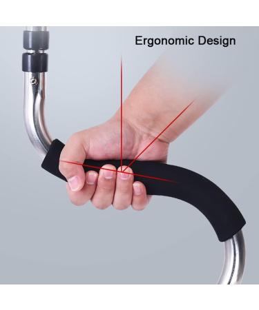 Adults Detachable Underarm Crutches S-Shaped Walking Crutches Canes Auxiliary Support Walker Suitable for Height: 5-6.2ft (Color : Silver Size : 1 Count) Anniversary Lucky Star Silver 2 counts - Buy Online on GoSupps.com