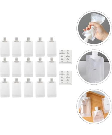 1 Set of Simple Practical Essence Lotion Sub Bag Lotion Sample Bag Travel Size Refillable Empty Squeeze Pouch for Cosmetic 100ml - Buy Online on GoSupps.com