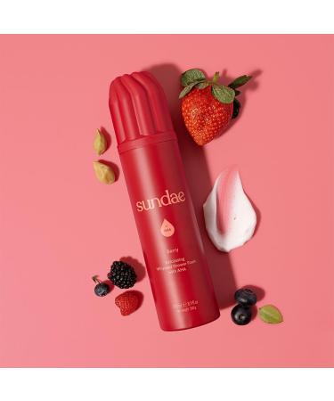 Buy Sundae Exfoliating Whipped Shower Foam - Berry Foaming Body Wash 8.9 fl oz | International Shipping Available - Buy Online on GoSupps.com