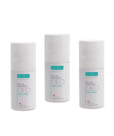 Generisch NIOBLU Pack of 3 roll-on deodorants 50 ml
