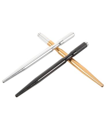 NOLITOY 3pcs Eyebrow Pencil Eyebrow Pen Eyebrow Accessory Compact Microblading Pen Bracket Make up