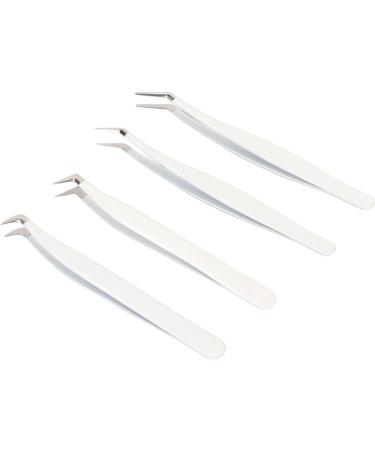 Eyelash Extension Tweezers Set - Precision Tweezers with Storage Case for Professionals & Beginners | International Shipping Available - Buy Online on GoSupps.com