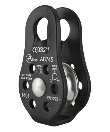 ALIENS - Fixed Standard Pulley 24 kN Black