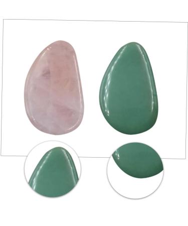 Natural Jade Eye Scraping Massage Tool - Aventurine Jade Massager | 6.5x4.2cm | International Shipping Available - Buy Online on GoSupps.com