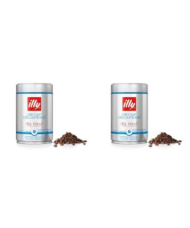 illy coffee decaffeinated coffee beans - 250 g can (pack of 2) 250 g (pack of 2)