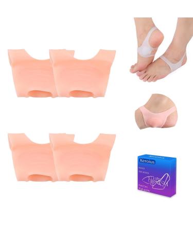 Arch Support-Best Arch Support Brace Flat Foot Arch Supports for Men & Women Foot Relief Cushions for Plantar Fasciitis Fallen Arches Achy Feet Problems 2 Pairs Beige
