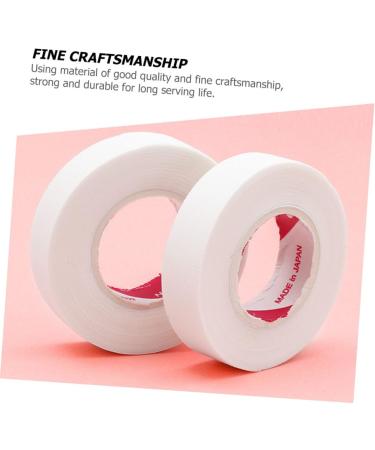 Beavorty 18 Rolls eyelash tape Adhesive Fabric lash Tap Under Eye tape eyelash patches soft eyelash patches eyelashes extension tape tool white Polyolefin film eyes lifting belt - Buy Online on GoSupps.com