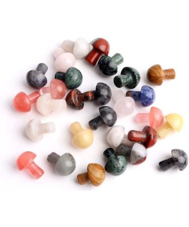 Crystal Rough Crystal Ornaments 1PC Mini Crystal Mushroom Natural Stones Carved Crafts Decoration Quartz Trinket Gift Ornament Aquarium Home Decor Gift (Color : Kambaba Jasper Size : 1pc) 1pc Kambaba Jasper - Buy Online on GoSupps.com