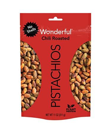 Buy Wonderful Pistachios No Shells Chili Roasted - 11 Ounce | Healthy Snack - Buy Online on GoSupps.com