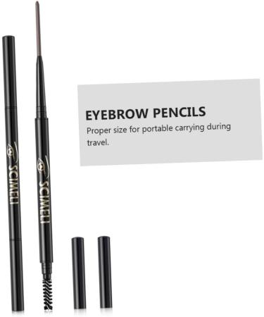 FOMIYES 2pcs 2 1 Eyebrow Makeup Tools Cosmetic To Rotate Wooden Door 1 count (Pack of 1) Greyx2pcs - Buy Online on GoSupps.com