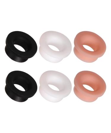 6pcs Earplugs Mute Style Pack Quiet Ear Plugs Accessories for Extra 5 dB Noise Reduction Earplugs Quiet for Journey Home Office Library (3 Colors)