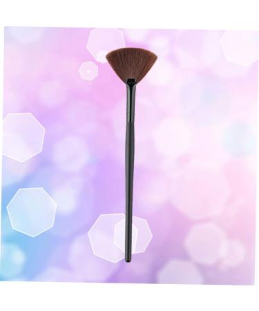 POPETPOP Loose Powder Brush Applicator Blush Brush Makeup with Wooden Handle Fan Shaped Brush Makeup Brush Makeup Blush Facial Face Miss Make up Highlighter - Buy Online on GoSupps.com