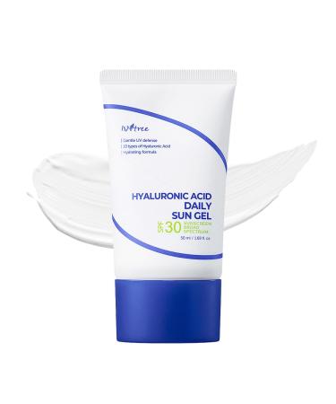 IsNtree Hyaluronic Acid Aqua Gel Cream 100ml 3.38 fl oz + Hyaluronic Acid Daily Sun Gel 50ml 1.69 fl oz - Buy Online on GoSupps.com