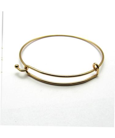 Operitacx 10pcs Bracelets Stainless Steel Bracelet Push-pull Bracelet Wristband Adjustable Metallic Line - Buy Online on GoSupps.com