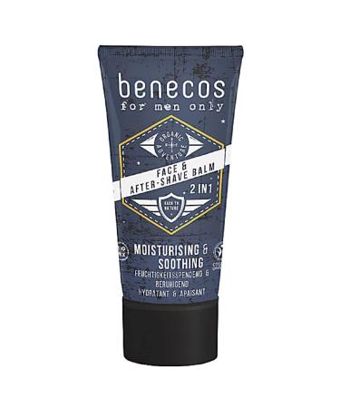 benecos for men only Face & After-Shave Balm (2 x 50 ml) 50 ml (pack of 2)