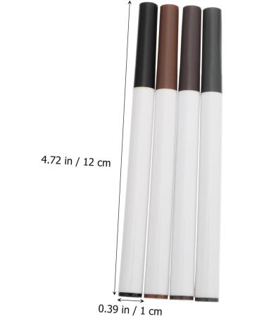 CANIGHT 4pcs Four Forked Eyebrow Pencil Cosmetic Four-head Eyebrow Pens Eye Makeup Pencil Eyebrow Filler Abs - Buy Online on GoSupps.com