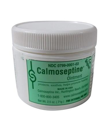 Calmoseptine Diaper Rash Ointment Jar - 2.5 Oz (Pack of 3)