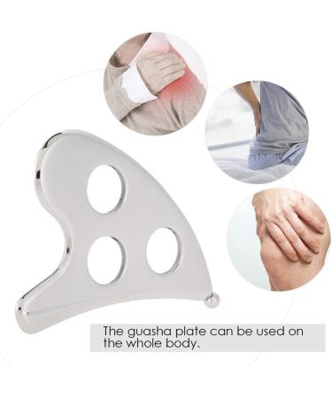 Premium Stainless Steel Gua Sha Tool for Facial & Body Massage - Pain Relief & Slimming Scrapper - Buy Online on GoSupps.com